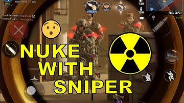 67 Kills with SNIPER | RUST MAP | Multiplayer | COD MOBILE