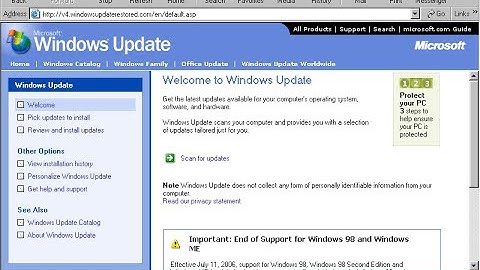 Installing updates on Windows 98 on Windows Update v4 by the Windows Update Restord Project