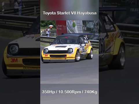 Double Hayabusa V8 TOYOTA STARLET !!!