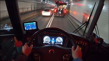 POV Bus Drive: Getting the Hell out of NYC in two MCI J4500s
