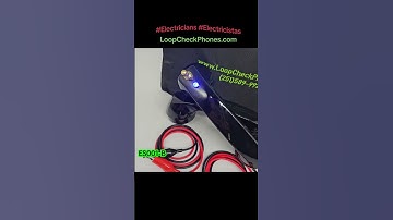 Loop Check® Phones Electrician Continuity Test set ES001-B model with many options. OEM! Made in USA