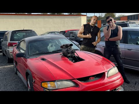 •Ford mustang 1994 kompressor project.•1994 წლის ფორდ მუსტანგი.