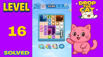 Drop The Cat – Level 16 | Fast & Clean Solution