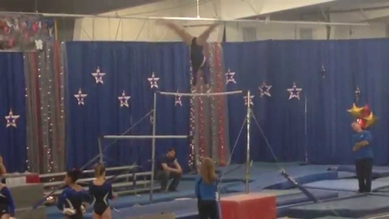 20150131 uneven bars (jaeger) YouTube