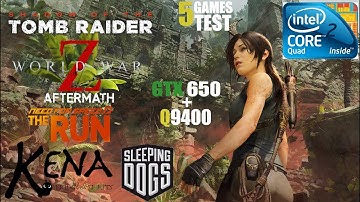 Core 2 Quad Q9400 Gaming With GTX 650 2GB | 5 Games Test | Q9400 Gaming in 2021