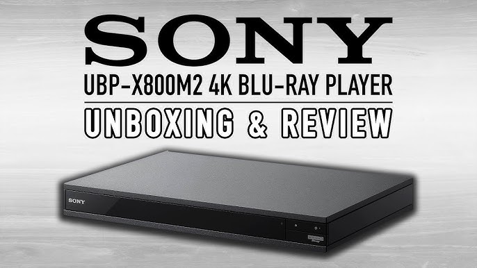 Sony | UBP-X800M2 Blu-ray Crutchfield - 4K YouTube player