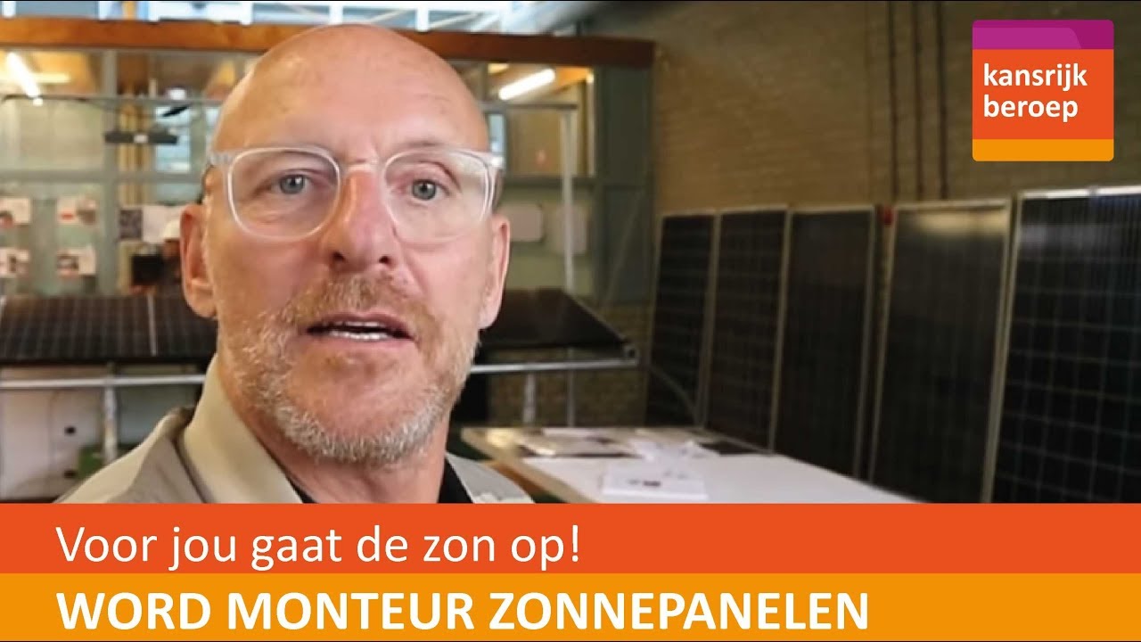 Monteur zonnepanelen, opleiding met baangarantie!