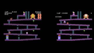 Video Game Comparison! - Coleco Adam/ColecoVision Donkey Kong!