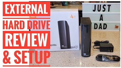 UNBOXING & REVIEW Western Digital 4TB Elements Desktop Hard Drive How to connect