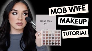 MOB WIFE MAKEUP TUTORIAL | FULL GLAM SMOKY EYE