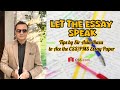 let the essay speak !!!!