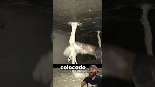 Cómo se anclan paredes y cielos rasos con fibra natural de yuta #lifehacks #ideas #usa