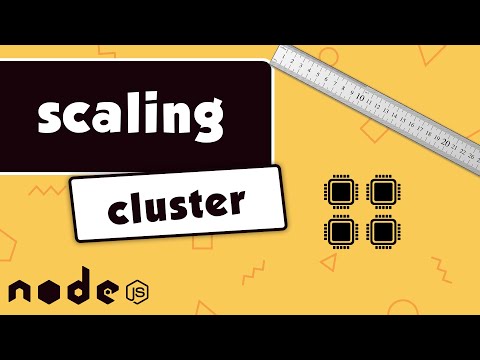 How to scale NodeJs applications using the cluster module.