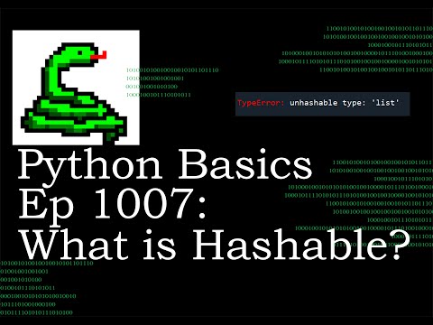 Video: Ist List hashable Python?