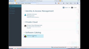 System Center 2012: Request software through self-service and automation
