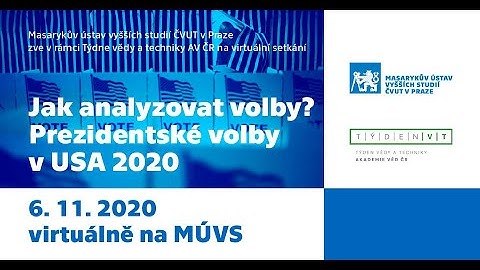 Jak analyzovat volby? Prezidentské volby v USA 2020