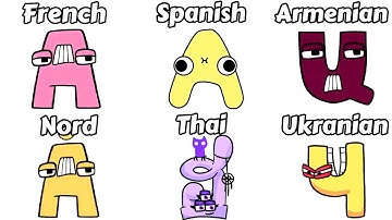 Alphabet Lore But Everyone ALL Different Versions (Full Version New Languages)