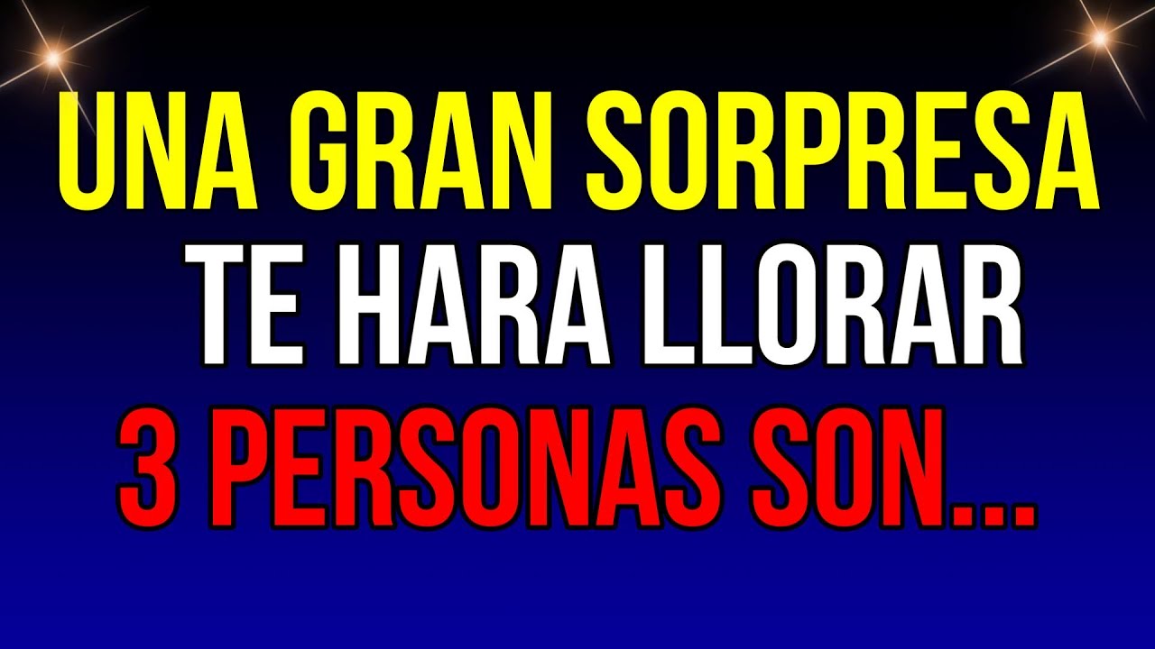 Una SORPRESA te hará LLORAR 3....| #god #godmessage | Mensaje de Dios de hoy