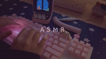 POM Jelly Keyboard ASMR | ktt strawberry (no mid-roll ads)