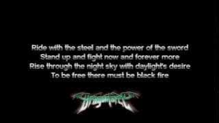 DragonForce - Black Fire | Lyrics on screen | HD