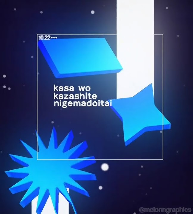 Lost Umbrella (yuigot remix) edit // #mv #lostumbrella #kaaiyuki #typography #motiongraphics