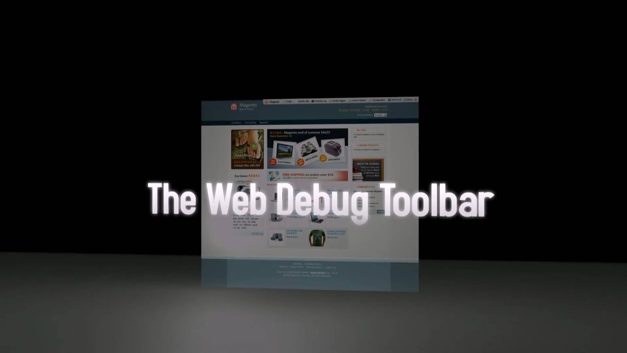 Magento™ / The Web Debug Toolbar - YouTube