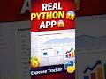 I Built a Real Expense Tracker in Python 😱 Streamlit + SQLite #shorts #python #coding