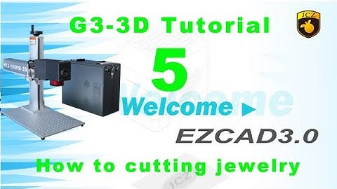 Ezcad3 tutorial How to cut copper silver gold / fiber laser