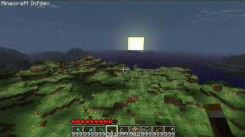 MineCraft Infdev Torch Night