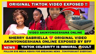 TIKTOKER💔 SHERRY GABRIELLA  VIDEO AKINYONGESHANA ONLINE EXPOSED THE NEW WORLD OF CONTENT MILLIONAIRE