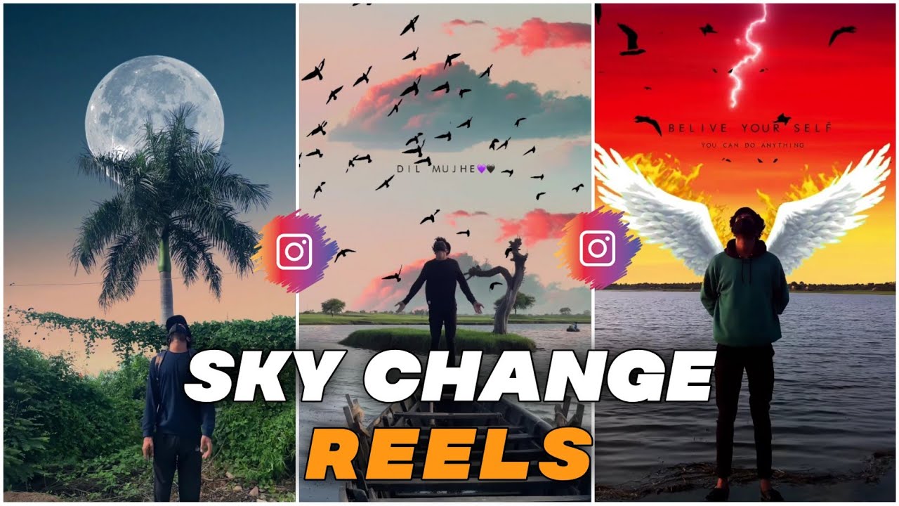 How To edit SKY Change Reels || Trending Bird Fly Reels || Tutorial