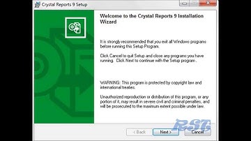 HOW TO INSTALL CRYSTAL REPORT 9 0