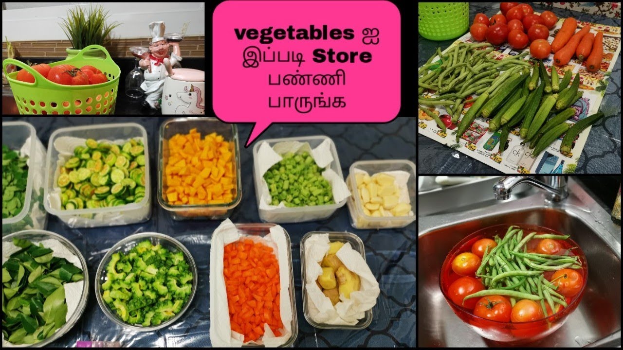 How to Store vegetables in the Fridge/Meal Prep for the Week/Tension