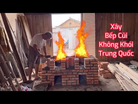 Video Xây Bếp Củi Không Khỏi Kiểu Trung Quốc - youtube