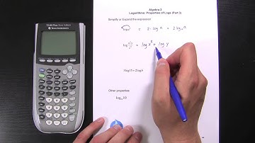17 Properties of Logarithms (Logs) Part 3