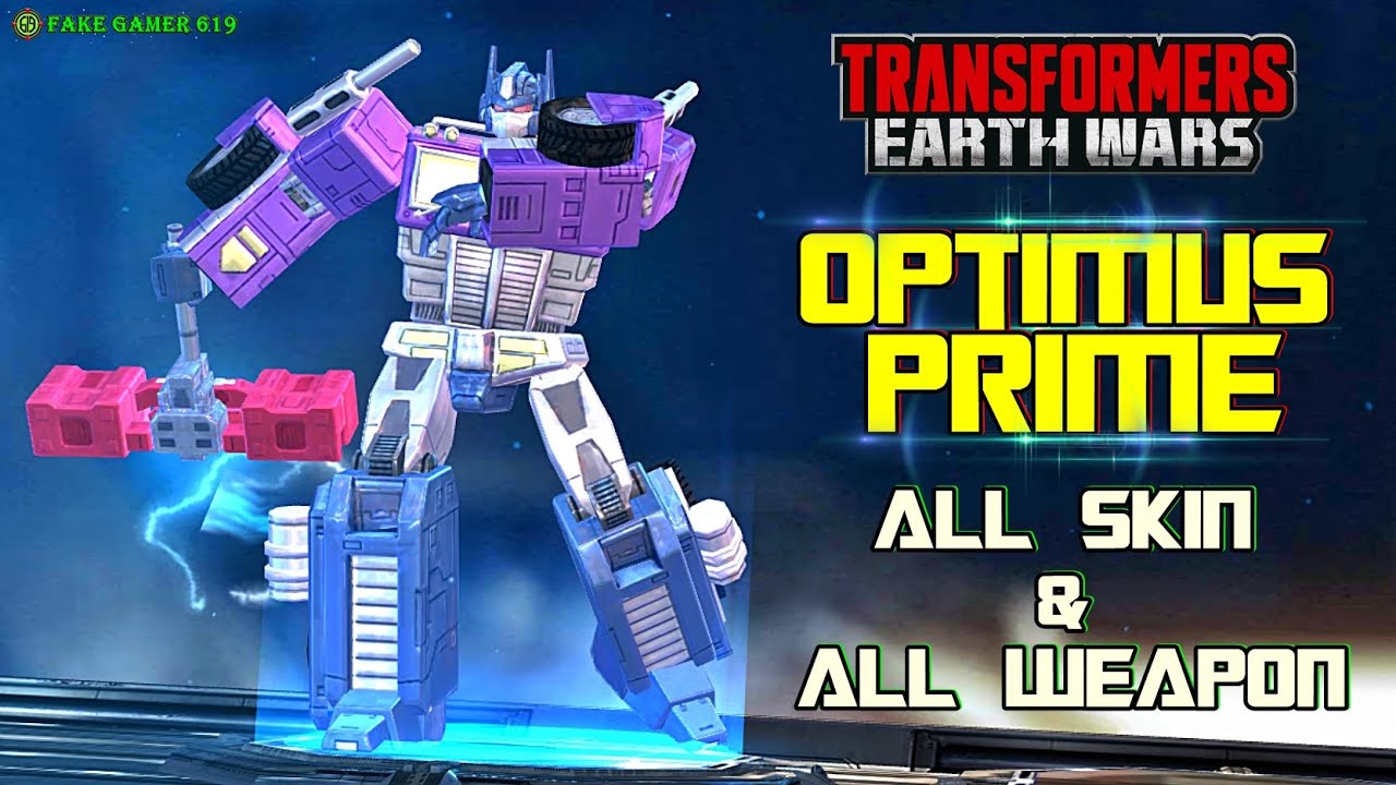 OPTIMUS PRIME - ALL SKINS AND C.O.M.B.A.T. WEAPONS