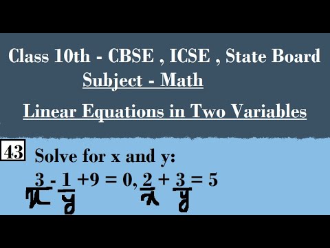 Solve 3 X 1 Y 9 0 2 X 3 Y 5 Youtube