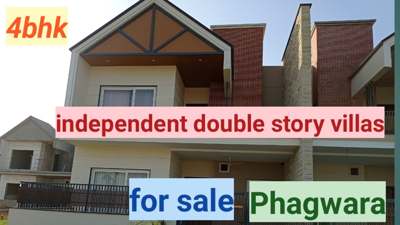 4bhk independent double story villas for sale in Phagwara YouTube