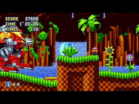 Sonic Mania playthrough [Part 1: Green Hill Zone] (NO COMMENTARY)