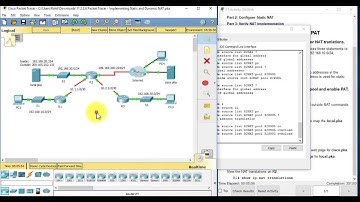 11.2.3.6 Packet Tracer - Implementing Static and Dynamic NAT
