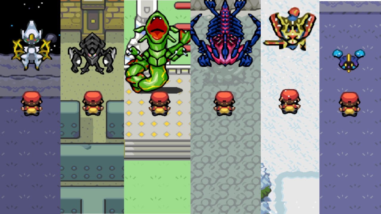 POKEMON FIRE RED EXTENDED 3.4 - ALL LEGENDARY POKEMON LOCATIONS