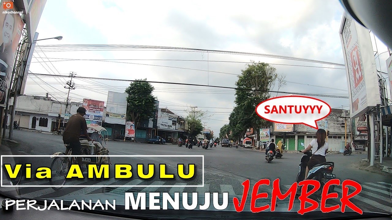 Perjalanan dari PAPUMA Watu Ulo menuju ke KOTA JEMBER via AMBULU