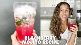 How To Make Blackberry Balsamic Mojitos