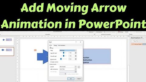 How to Add Arrow Animation in PowerPoint | Moving Arrow Animation in PPT | Arrow Animation in PPT