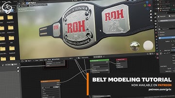 WWE 2K22 Modding - Belt Modeling Tutorial
