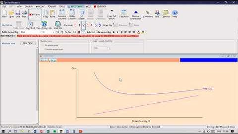 APLIKOM | Inventory-Module with POM-QM Latihan Soal 5