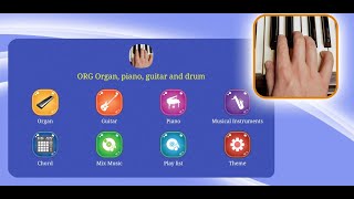 ORG Organ, piano, gitar & drum screenshot 1