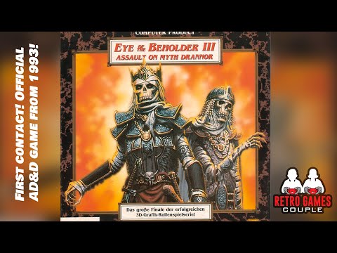 10 mins with Eye of the Beholder 3: Assault on Myth Drannor (1993/ intro / characters / gameplay)
