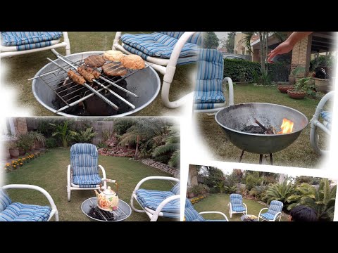 Video: Panlabas Na Fireplace (81 Mga Larawan): Barbecue At Brazier Na Gawa Sa Metal Sa Kalye - Dalawa Sa Isa, Handa Nang Mga Fireplace Ng Hardin Sa Anyo Ng Isang Kalan At Apuyan