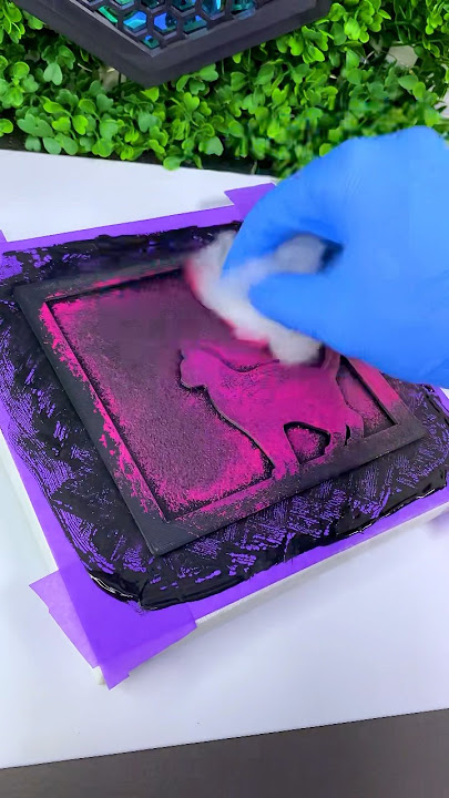 Cat Silhouette Painting #art #diy #painting